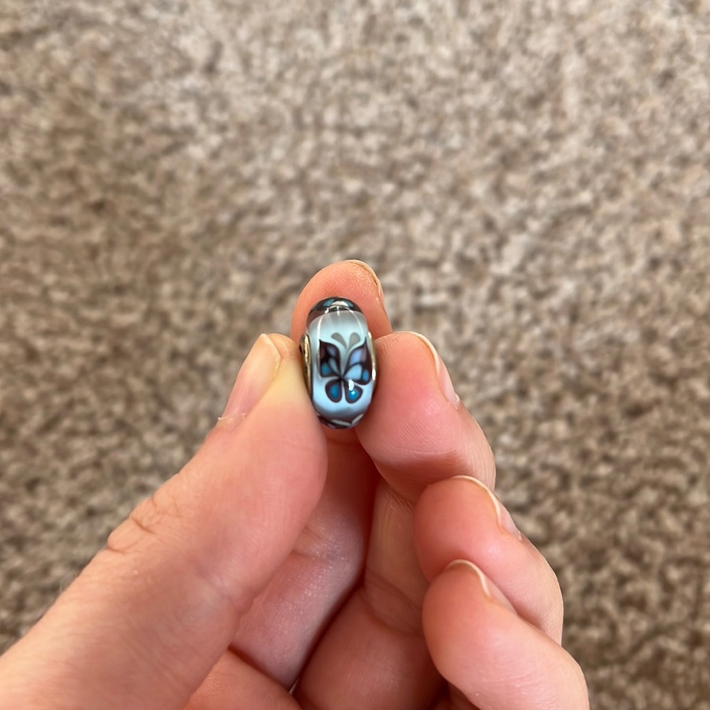 Pandora Butterfly Kisses Murano Glass Charm
